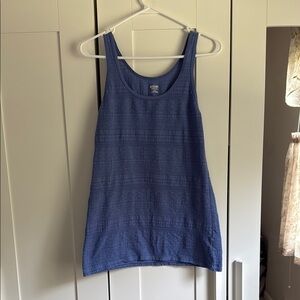 Mossimo Supply Co. Blue Tank Top with Scoop Neckline
